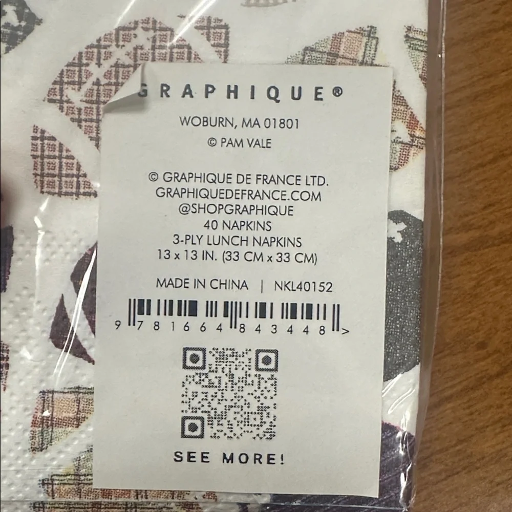 Graphique football napkins 40 napkins